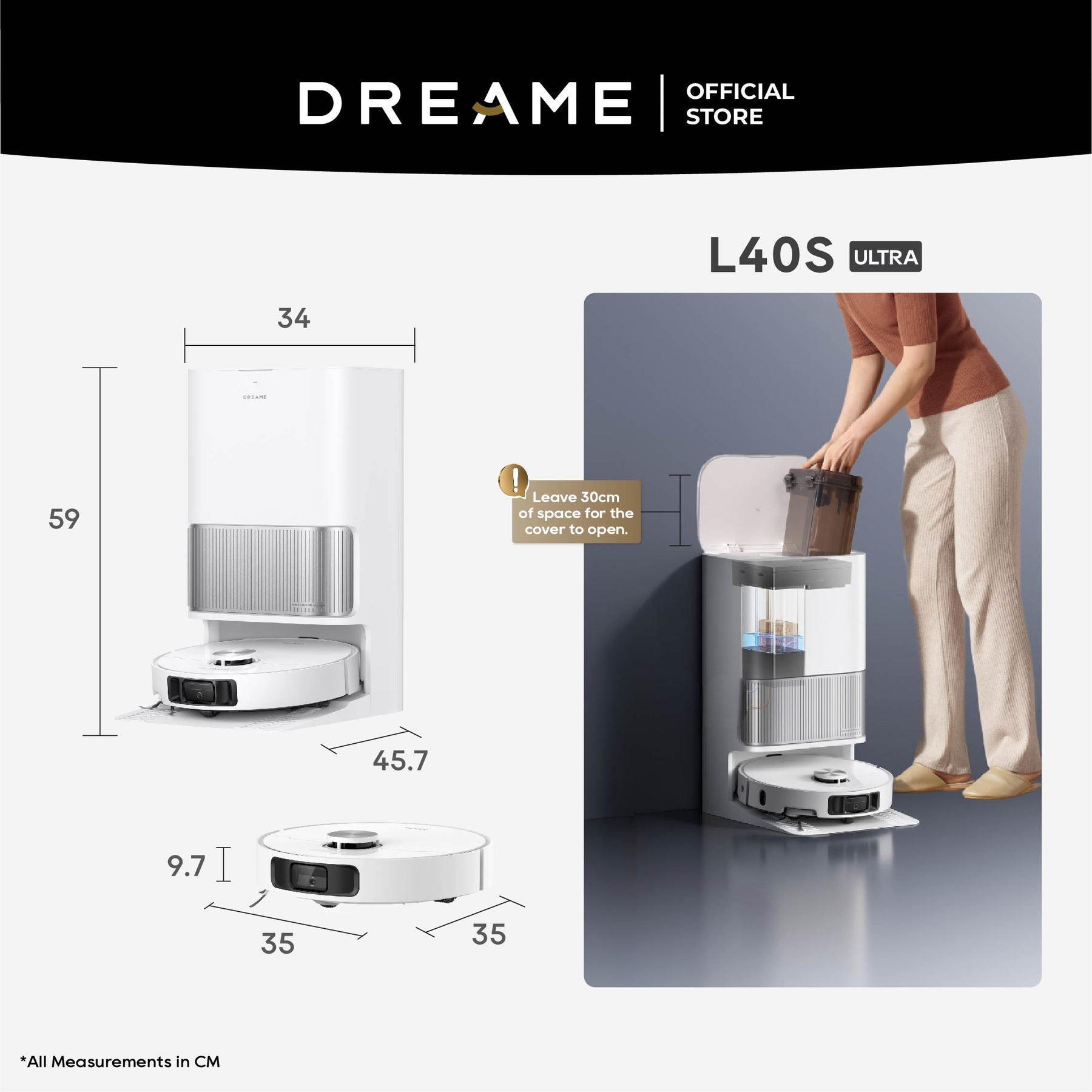 Dreame L40s Ultra Robot Vacuum Dreame MY
