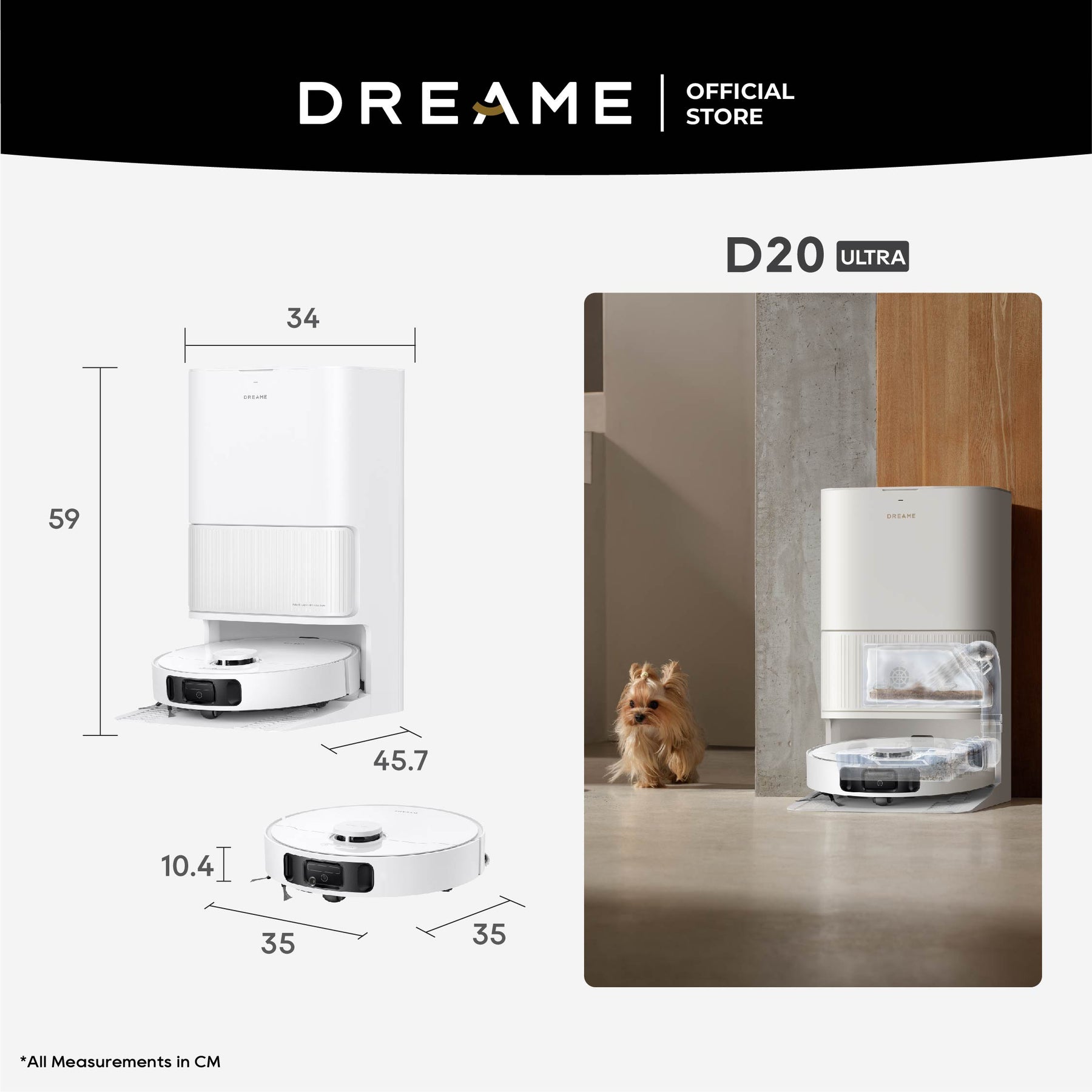 Dreame D20 Ultra Robot Vacuum
