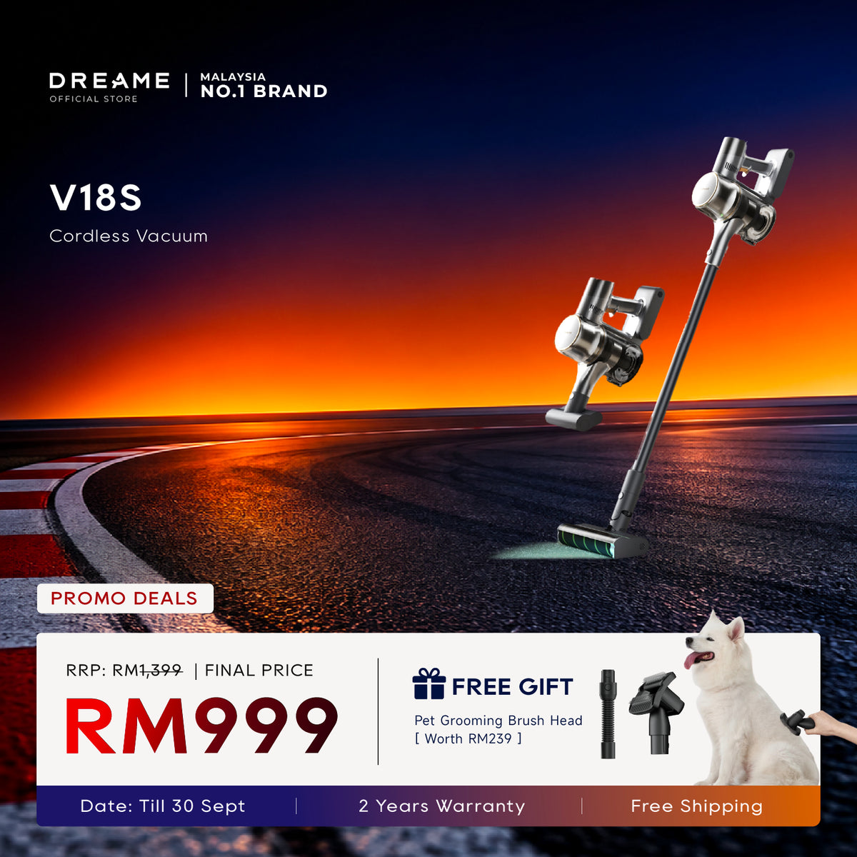 Dreame V18S Cordless Vacuum Cleaner