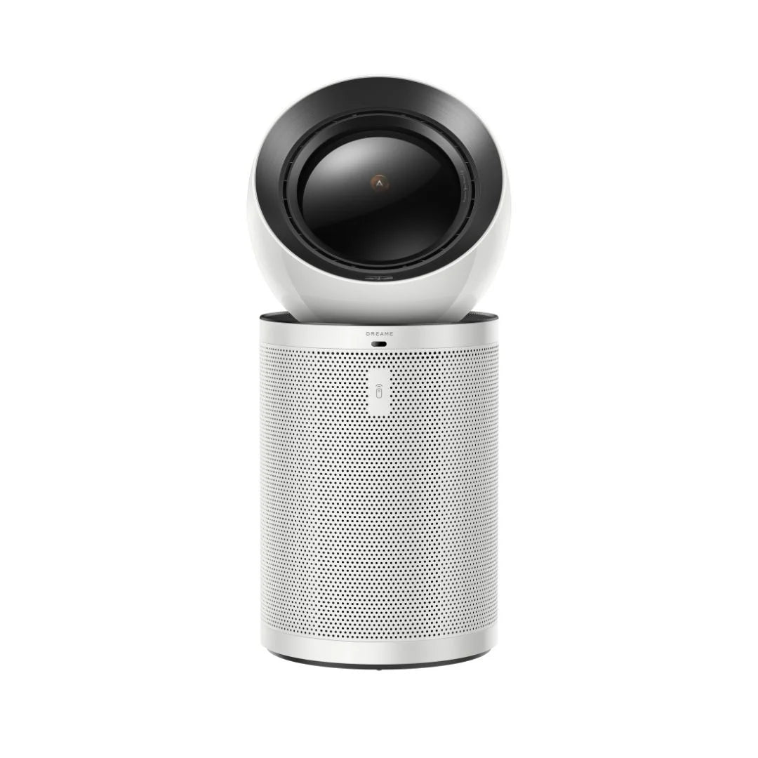 Dreame PM NEO air purifier with circular top and perforated white canister