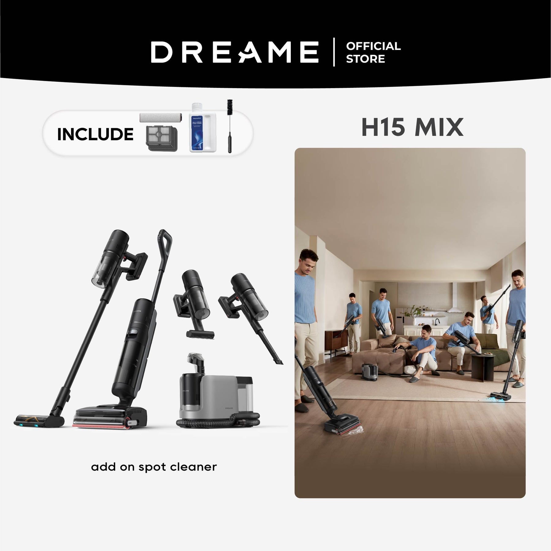 Dreame H15 Mix Wet Dry Vacuum Dreame MY