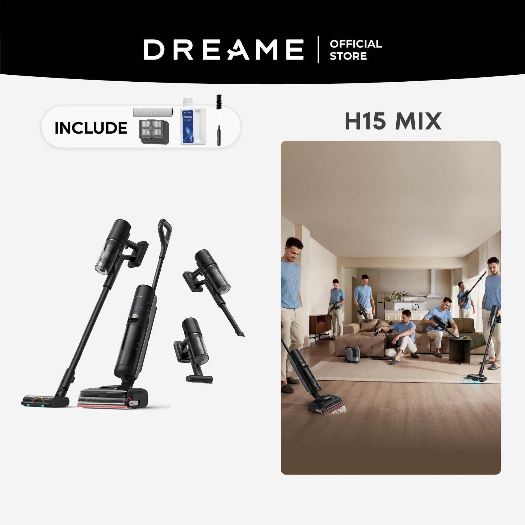 Dreame H15 Mix Wet Dry Vacuum Dreame MY