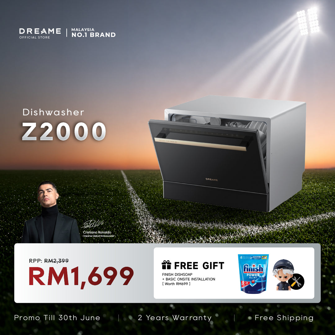 Dreame Z2000 Tabletop & Built-In Smart Dishwasher