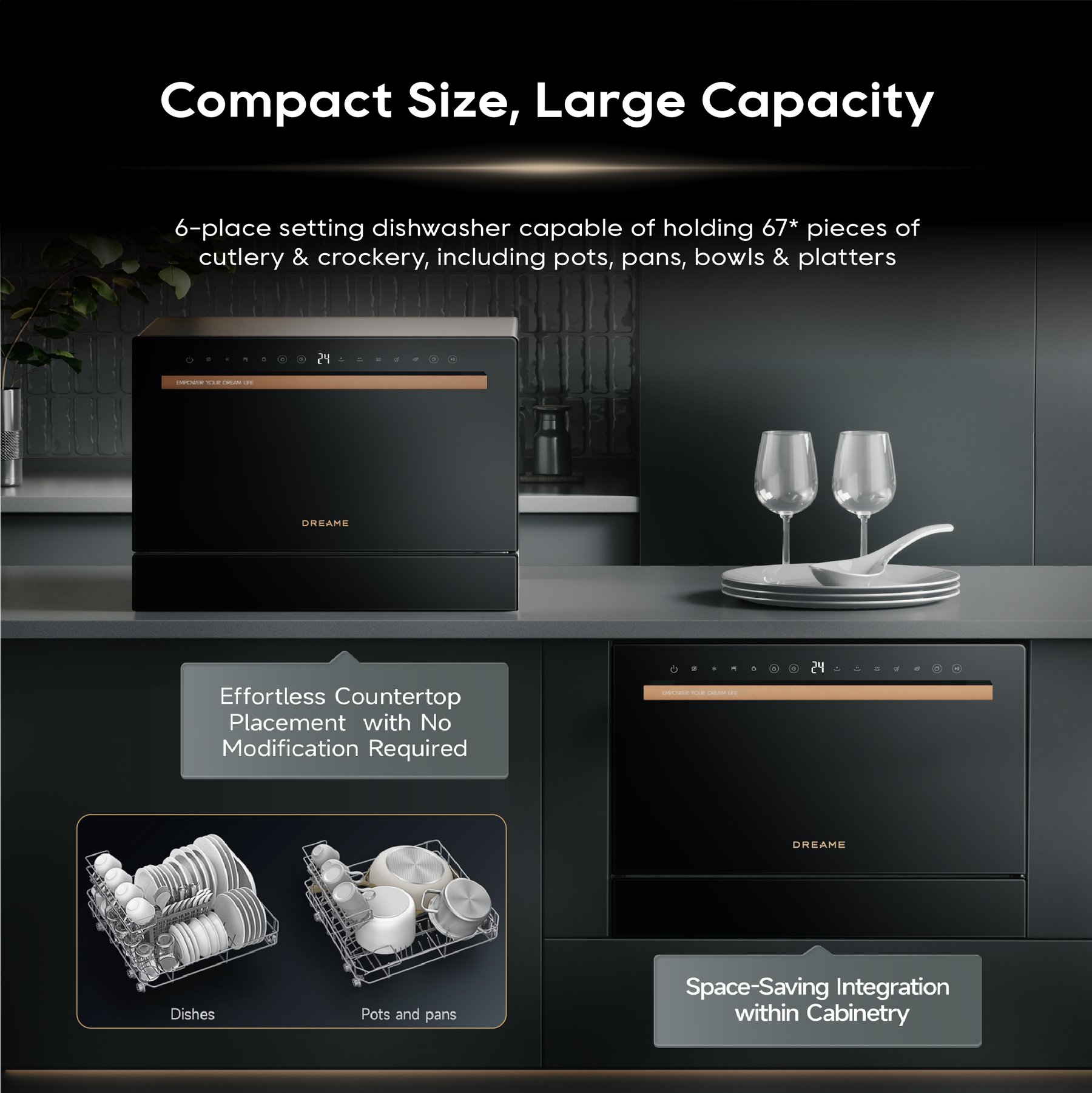 Dreame Z2000 Tabletop Dishwasher Dreame MY