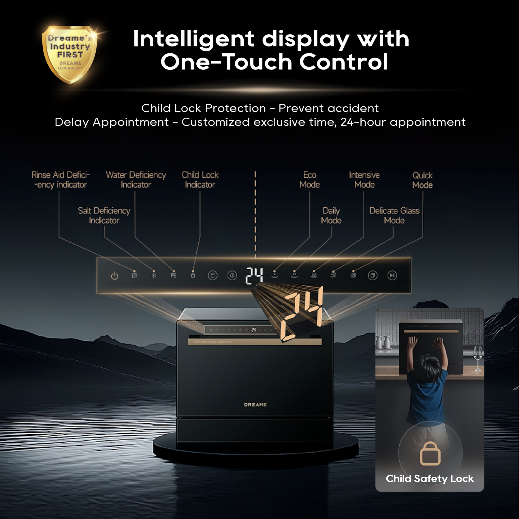 Dreame Z2000 Tabletop Dishwasher Dreame MY