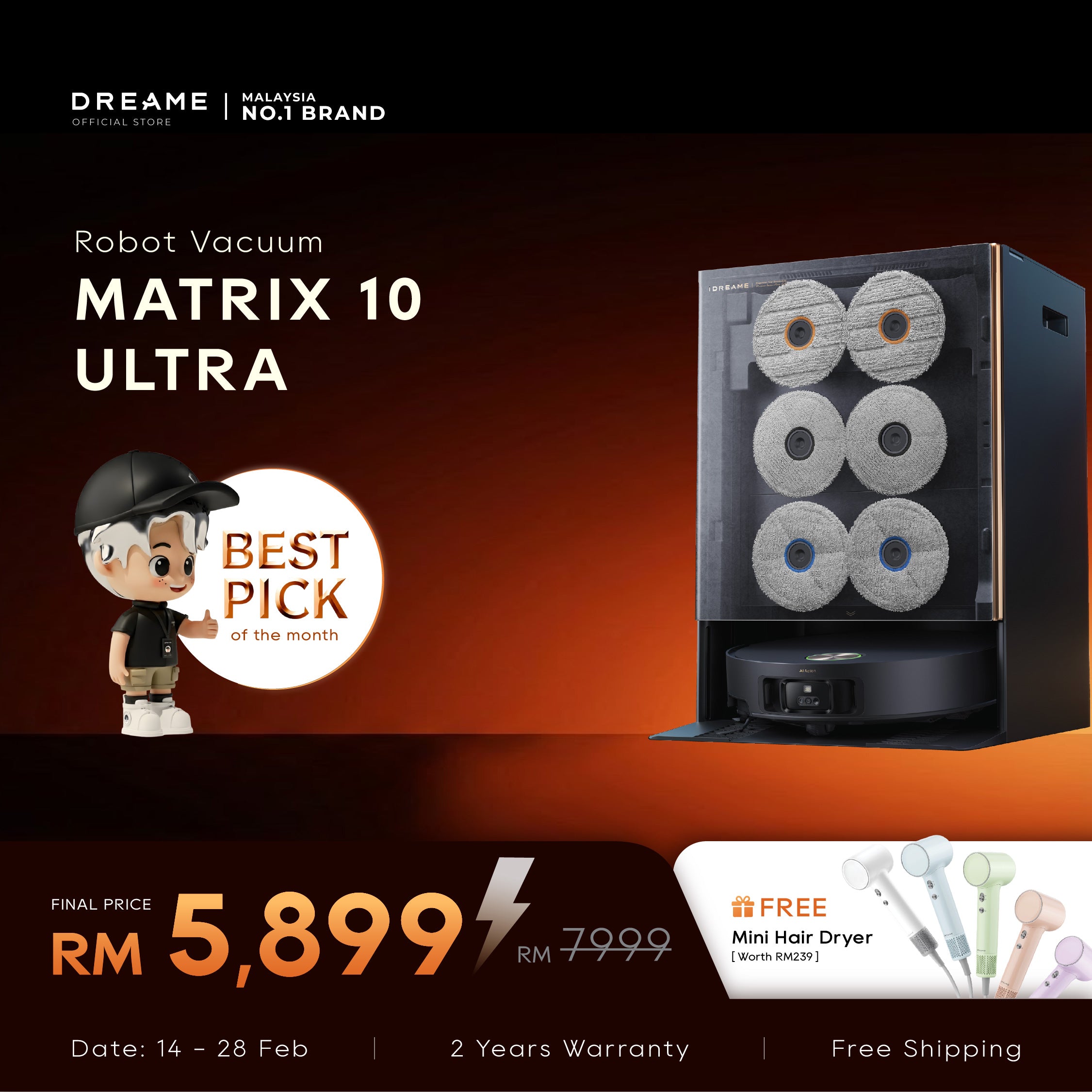 Dreame Matrix10 Ultra Robot Vacuum