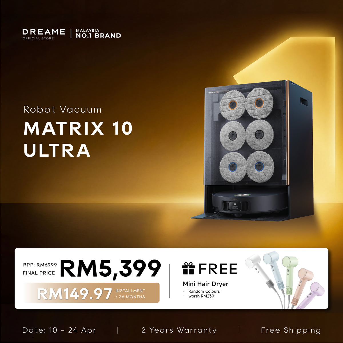 Dreame Matrix10 Ultra Robot Vacuum